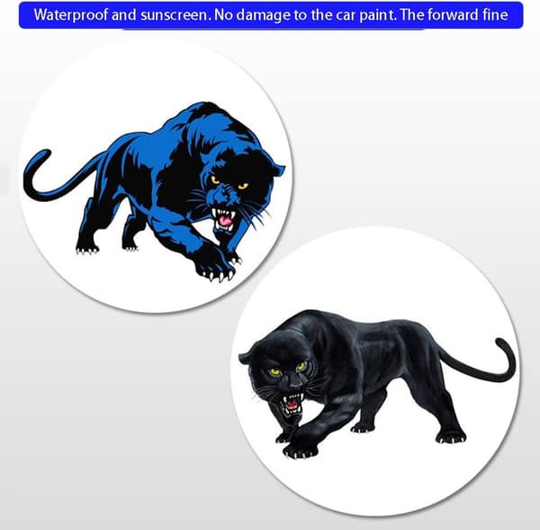 Dyresti๊กเกอร์, Dekorasjonsstikker for bil Panther Bilstikker 3D S