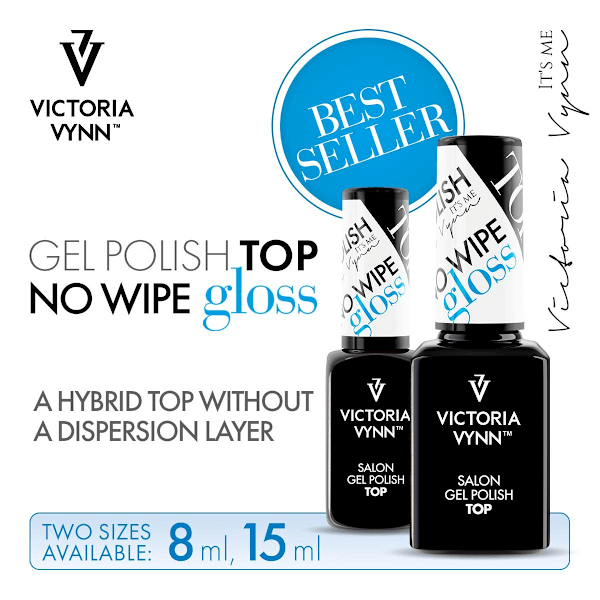 Top coat - Top Oh! My Gloss - No wipe - 8 ml - Victoria Vynn - Gel Polish Transparent