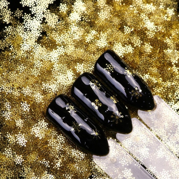 2 lådor jul nagelpaljetter Glitter holografisk nail art