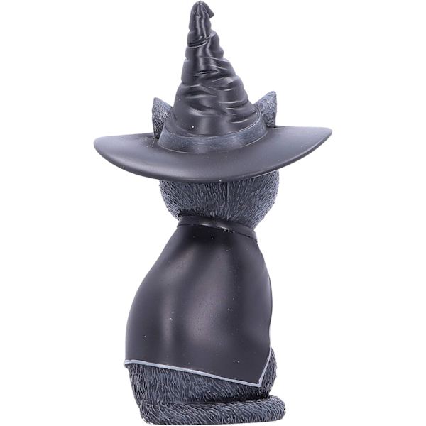 Halloween Mystisk Kat Heks Dukke - Hat Sort 10cm