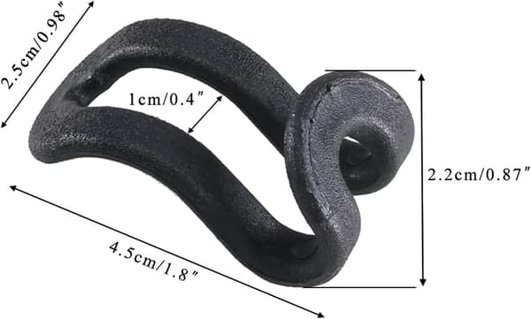 Ripustinkoukut [30 kpl] Mini tilaa säästävä vaateripustin 4,5 * 2
