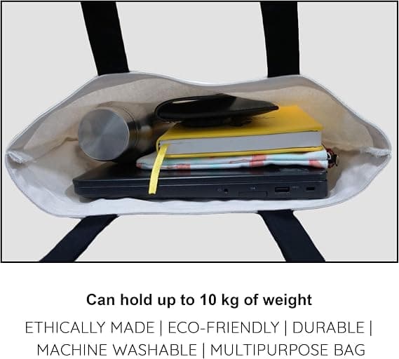Bomullsveske - liten totebag i bomullsstoff