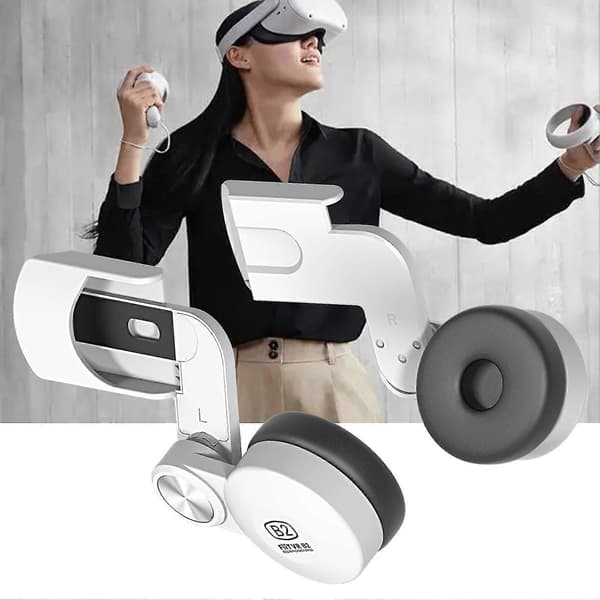 1 par B2 ørekopper støjreduktion justerbar komfortabel forbedret lyd VR headset lyd ørekopper hovedrem hovedtelefon tilbehør