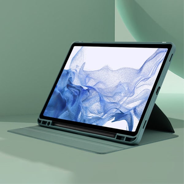 Samsung Tab S9+/S9 FE+ 360 PU-Läder Fodral - Grå grå