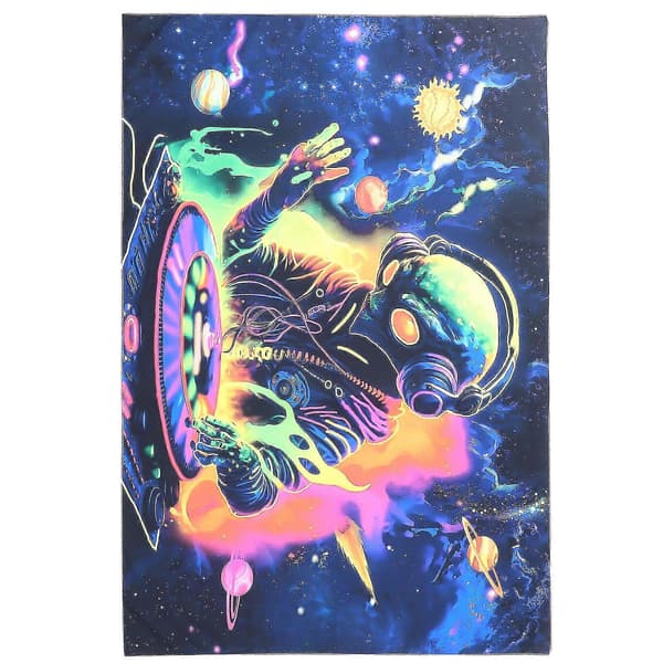 Alien Mønster Bakgrunn Fluorescerende Bakteppe Gobelin Moderne Veggteppe