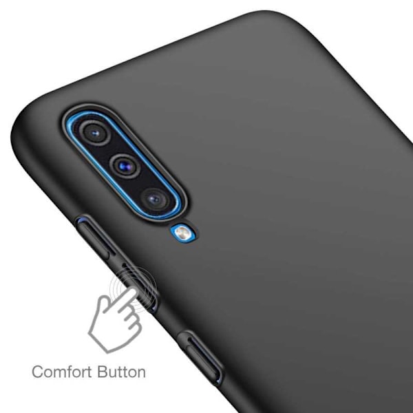 Samsung A70 Ultratunt Mattsvart Skal Basic V2 Svart