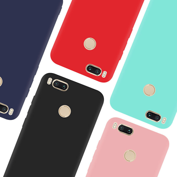 Xiaomi Mi A1 Ultratunn Silikonskal - fler färger Svart