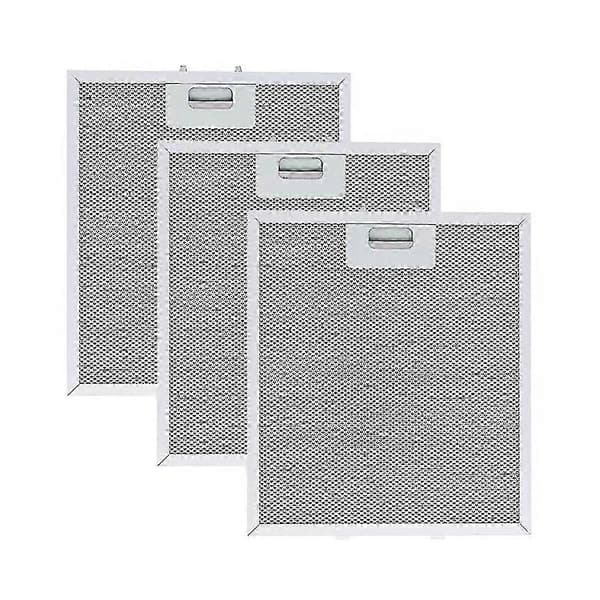 3PCS W10169961A Fläktfilter för Jenn Air Spiskåpa Ersätter Aluminiumventilationsfilter 30,5x26,7cm