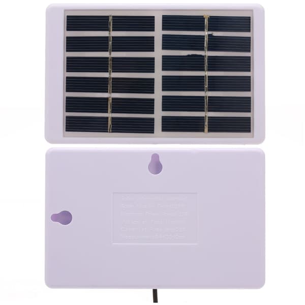 1.2W 6V polykristallin solpanel laminerad med plastram och 3M DC-gränssnittskabel