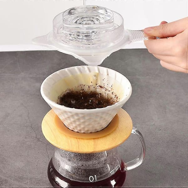 Foldbar Bærbar Kaffe Filter Kaffemager Dryp Kaffe Te Holder Genanvendelig Papirløs Hæld Over Co