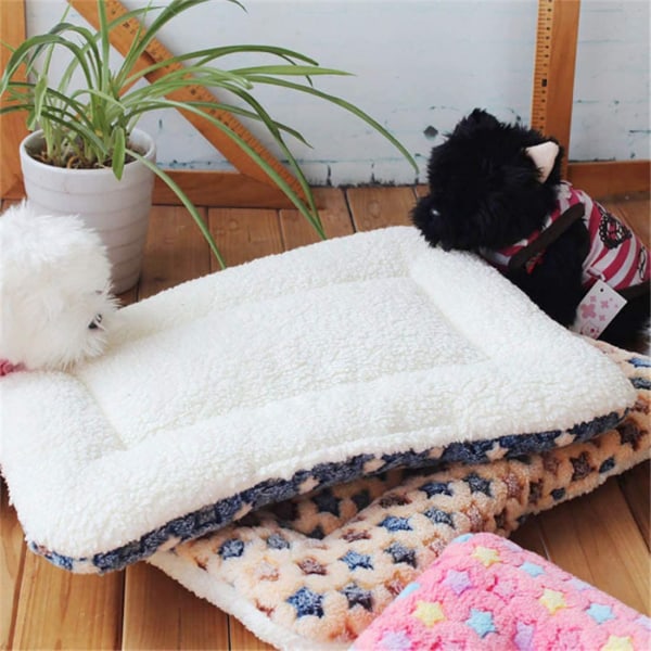 Fleece Dog Blanket Cat Blanket Super Soft Varm och mjuk hundmatta
