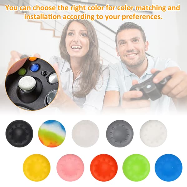 Controllerbeskyttelse, Tekstureret Overflade Tommelfingergreb Kontrolforbedring, Professionel Stil af Høj Kvalitet til Ps3/Ps4/Ps5/360/One/Pro Controllere, 10