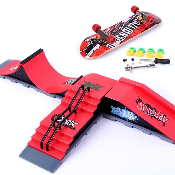 Skatepark Rampe Deler For Fingerboard Fingerbrett Ultimate Parker Nye