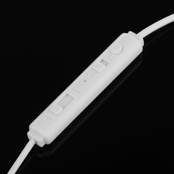 Luftrör Monaural In-Ear Hörlurar Antistrålningsheadset 3,5 mm Vit