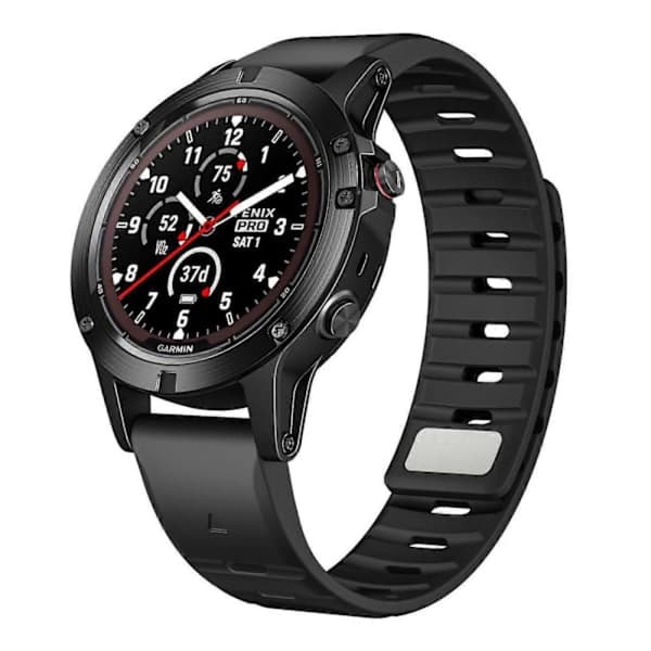 Type A silikonebånd til Garmin Fenix 8 51mm/Enduro 3/Enduro 2 26mm Quick Release Magnetisk Urrem Stil A Style B