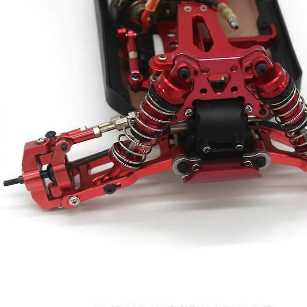 Metal Forreste Bumper til 144001 124017 124019 RC Bil Opgraderingsdele Tilbehør, titanium