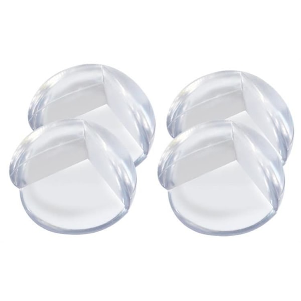 Silikonskydd för hörn - 4-pack Hörnskydd transparent