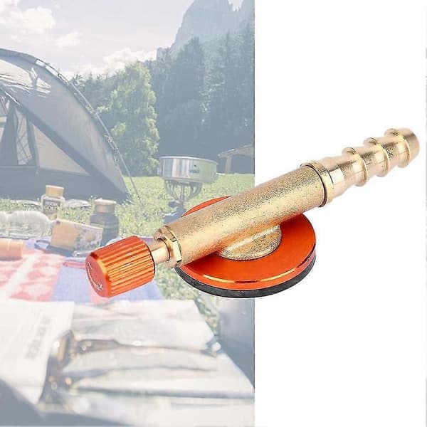 Gasspåfyllingsadapter, Gasskomfyradapter i messing Universal Gasspåfyllingsadapter Slitesterk Gassbryteradapter For Utendørs Camping (rød)