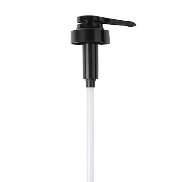Kaffesirapsdispenser, Universell Passform För 750ml Flaskor, Läcksäker & Droppfri Ventil, 2-pack, SVART, 1/4 Oz Per Tryck, Justerbar Slang