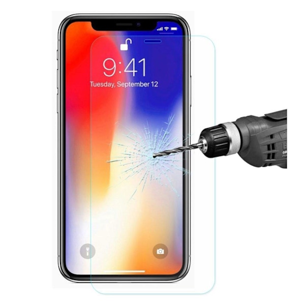 HAT PRINCE iPhone Xr skärmskydd tempererat glas högdefinitionsbild Transparent