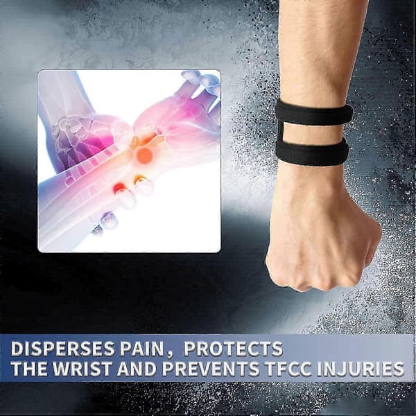WristWidget Justerbar Støtte, Håndledsbandage til TFCC-skade - Triangular Fibrocartilage-skader, Ulnar Side Håndledssmerter, Vægtbærende Belastning