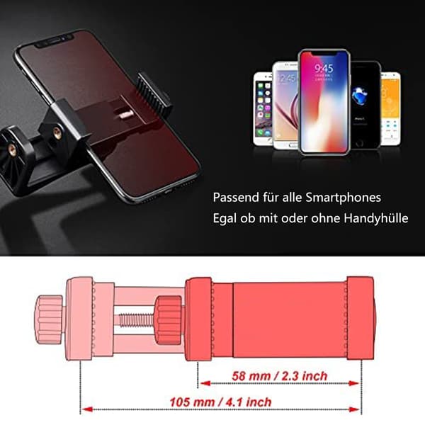 Mobiltelefon stativholder smartphone stativ til iPhone og Android