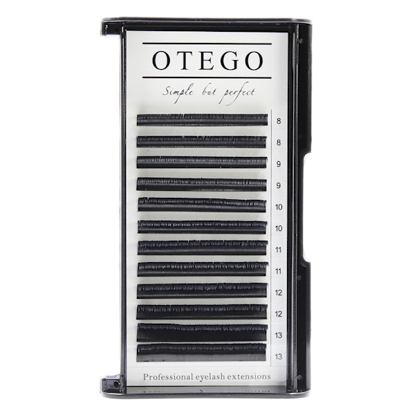 Flatlashes - D 0,15, 7-16mm Black Mix 8-13mm