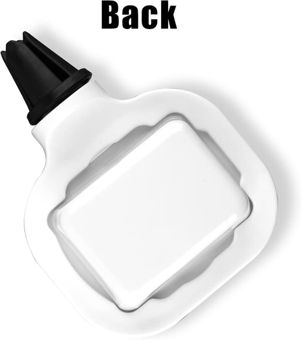 2 stycken Vita Såsbehållare Dippset Mini Ketchup Dippskålar