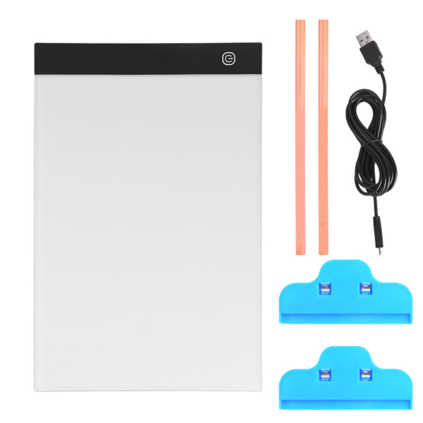 A4 Copy Board Tracing Light Pad 3 Level Dimning Ritning Tablet Målning Skiss Ritning