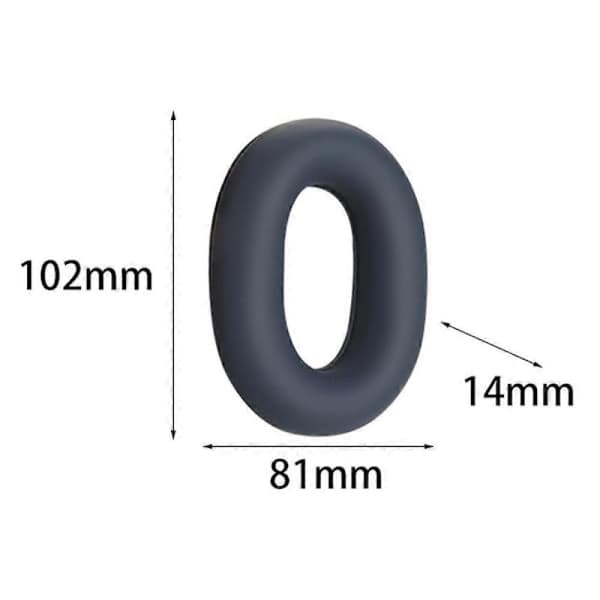 1 par silikondeksler for Sony WH-1000XM6, øreputer, hodetelefonputer, beskyttende deksel