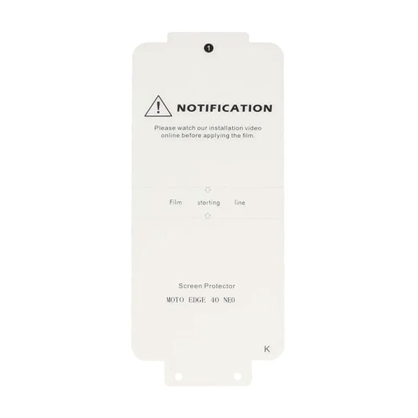 Motorola Edge 40 Neo 5G UV Skärmskydd - Transparent (miljö) Transparent