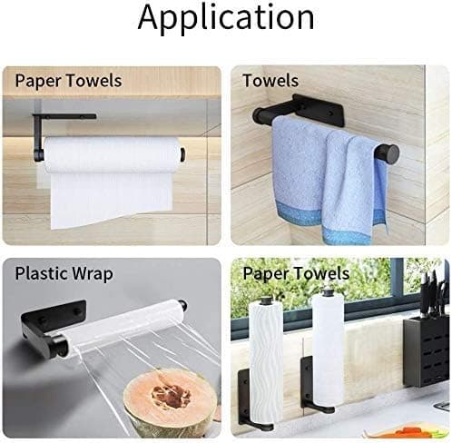 Paper Towel Holder, Kitchen Paper Roll Holder, Under Cabinet Kitc