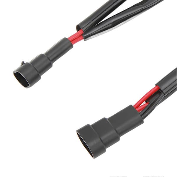 2 stk. 9005 9006 Han til Hun Forlygte 2-vejs Splitterledninger Forlygteadapterkabel til Lastbil Pickup LED-ledningsstik