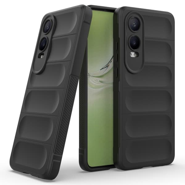 OnePlus Nord CE4 Lite 5G, Robuste kofangere, TPU-skal, Sort