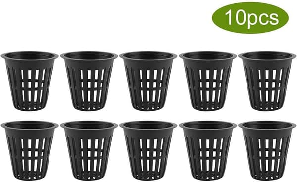 10 st/Set Hydroponiska Korgar Växtkoppar Plastkrukor Återanvändbara Du