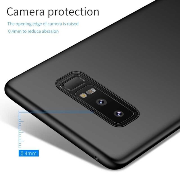 Samsung Note 8 Ultratunt Mattsvart Skal Basic V2 Svart