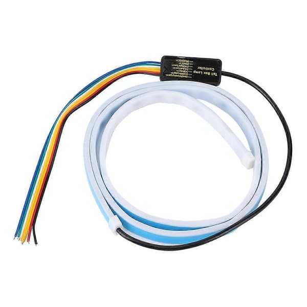 47 tommer 12V Universal RGB Flytende LED Bil Bakluke Baklys Brems Kjøre Blinklys