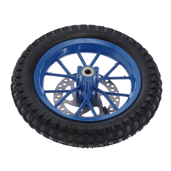 Framhjulsdäck för 47cc 49cc 2-takts Mini Dirt Bike, Hög Styvhet Överlägsen Metall Rostskydd Hållbar Anti-Sladd Design, Kraftfullt Markgrepp Inget Halk