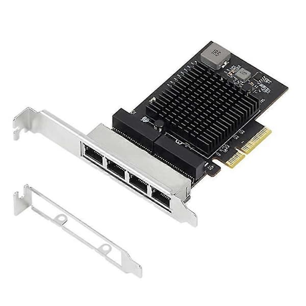 Iocrest 2.5g 4 Port Pcie Rj45 Lan 10/100/1000/2500mbps Rtl8125b Chip Quad Server 2.5 Gigabit Ether