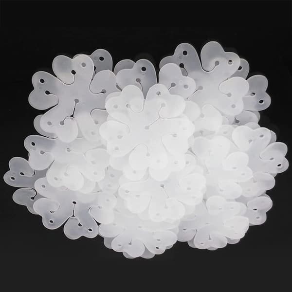 15 stk. Blomsterformede Ballonclips, Blomsterballonforbindelsestilbehør