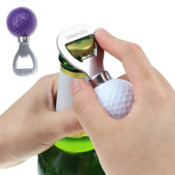 Golfbollsflasköppnare, Golfer Beer Gift Novelty Item for The