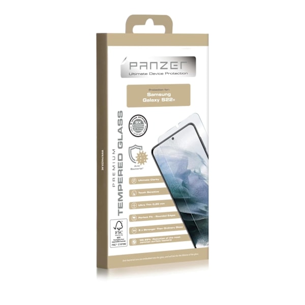 panzer Samsung Galaxy S22+ Tempered Glass Transparent