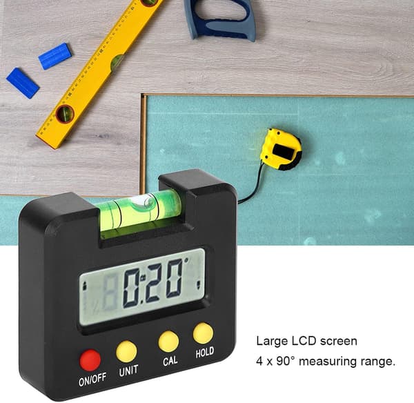 Digital inklinometer, stor LCD-skjerm vinkelmåler inklinometer S
