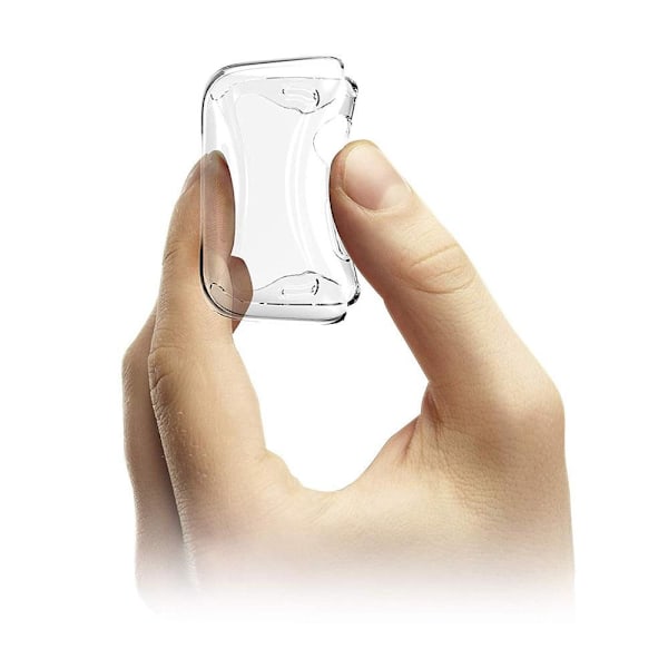 2-Pack Apple Watch 38/40/42/44 mm - Heltäckande Skal Skärmskydd Transparent 42mm Transparent 42mm