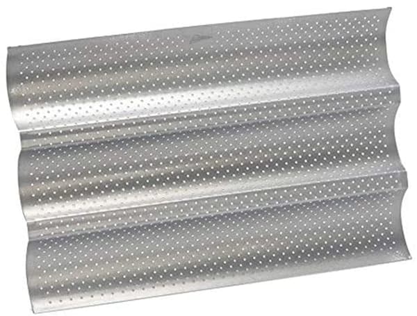 Non-stick baguette bageform, baguetteplade 3-baguettebakke