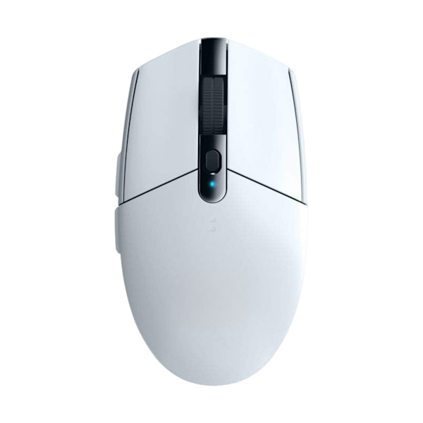 Trådløs gamingmus, Tri-Mode Connectivity USB-C Bluetooth for problemfri skift, ultralet 5600DPI optisk sensor kompakt design med White