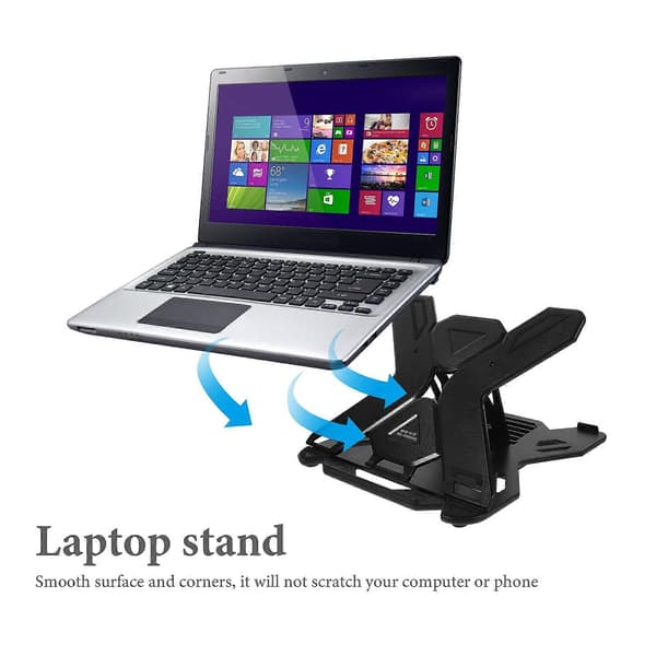 Computer Telefonholder Justerbar Laptop Stand Ergonomisk Notebook Computerholder