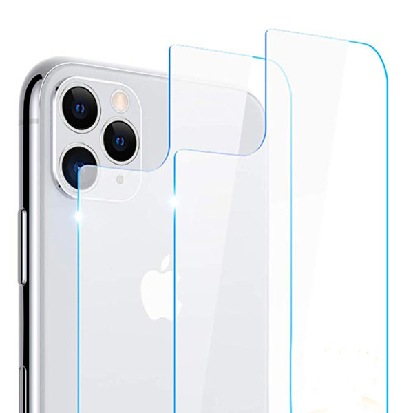 Baksida Skärmskydd iPhone 11 Pro 9H Screen-Fit ProGuard Transparent/Genomskinlig