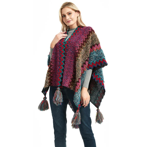 Dame skjerf, strikket sjal, bohemsk stil, 135cm