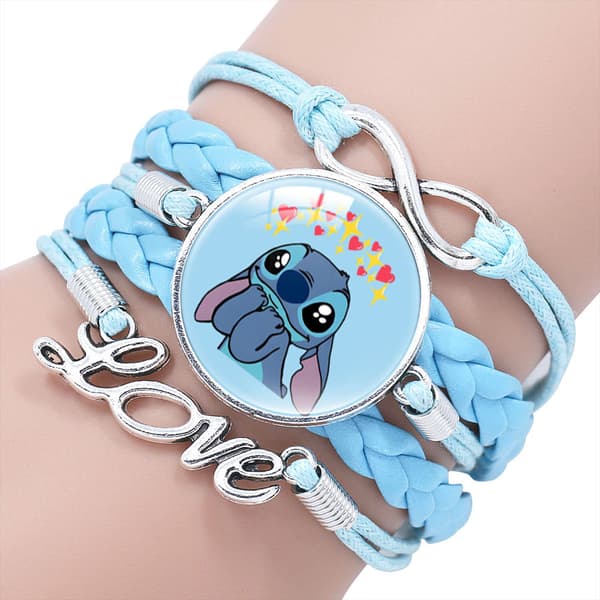 Stitch-tema Flerskiktat Flätat Armband - 20001976